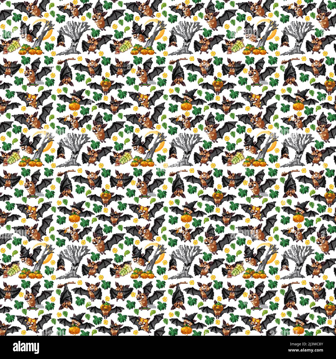 Cute animals cartoon seamless background illustration Stock Vector ...