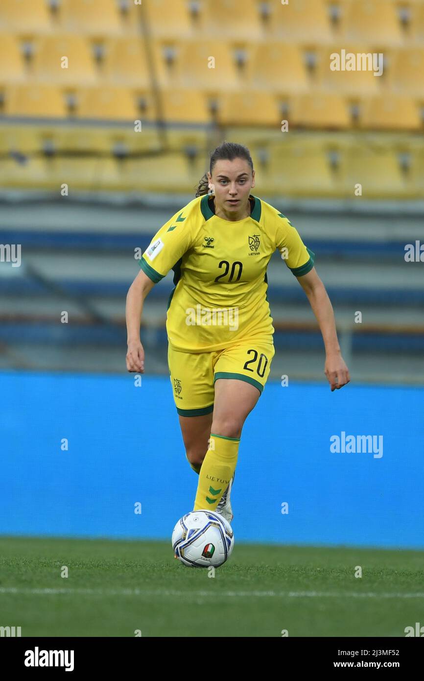 Parma, Italy. 08th Apr, 2022. Liucija Vaitukaityte (Lithuania Women ...