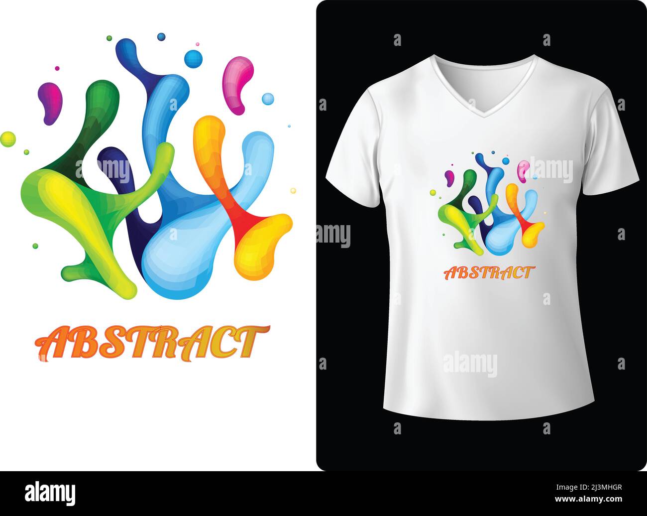 simple t shirt design Stock Vector