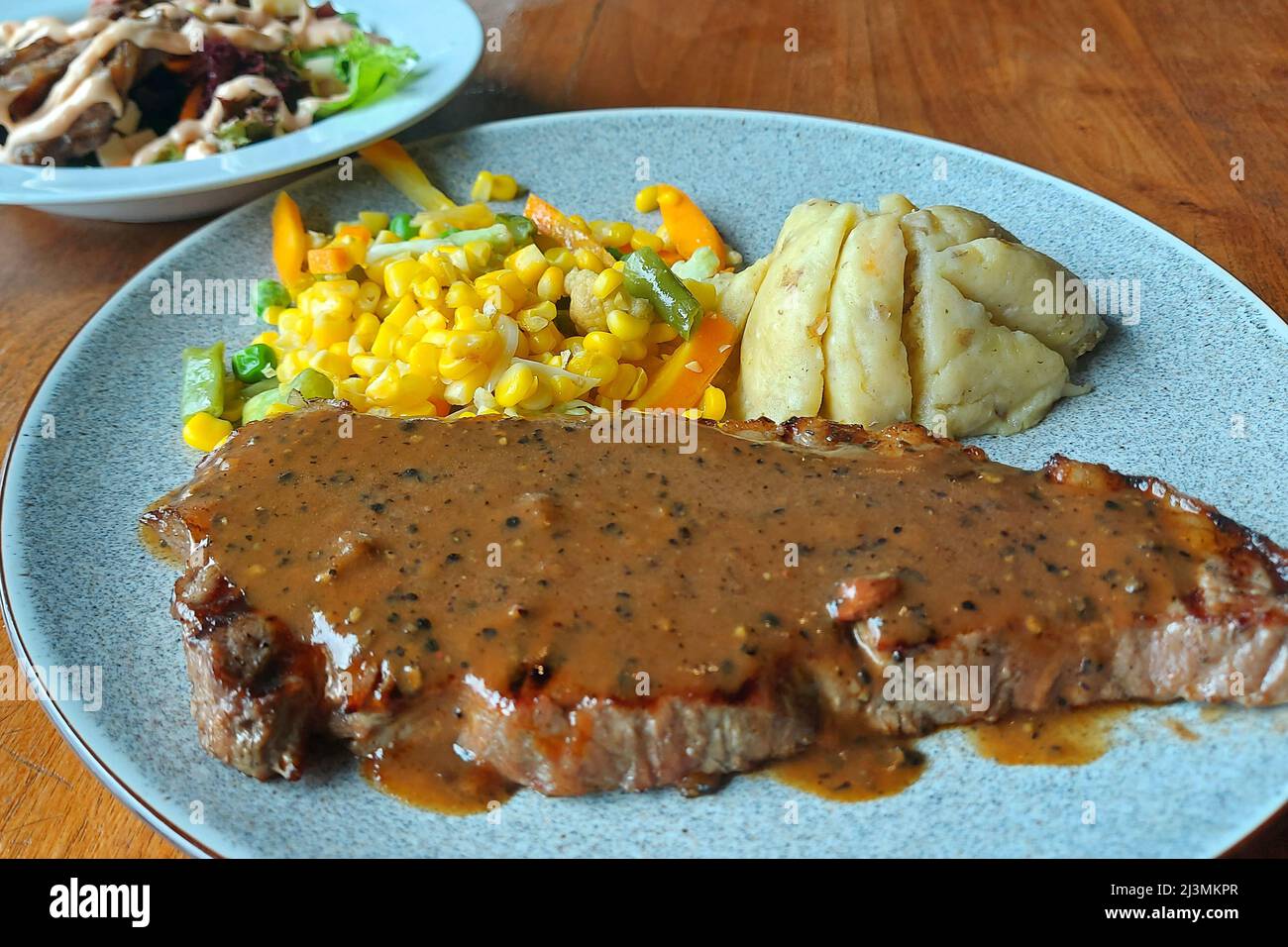 Sirloin Steak at Abuba Resto, Jakarta, Indonesia Stock Photo Alamy