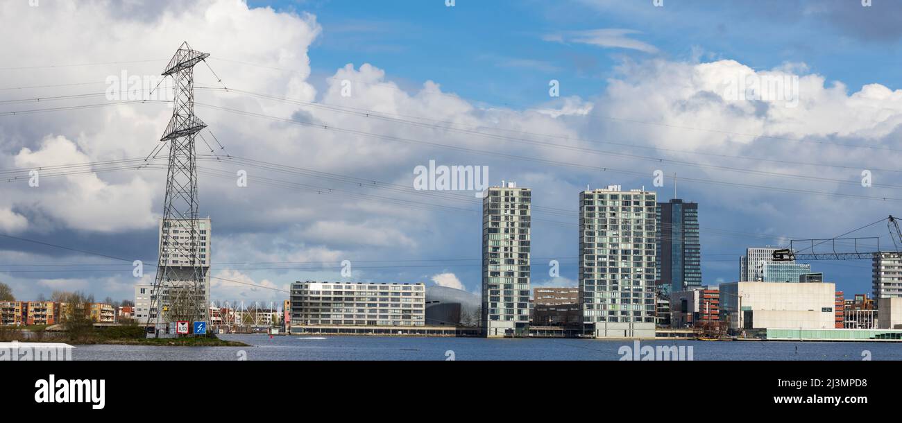 Almere, The Netherlands - April 3, 2022: Skyline Almere Stad with lake  Weerwater in front in Almere, Flevoland in The Netherlands. View from  parking Floriade Expo 2022 Stock Photo - Alamy