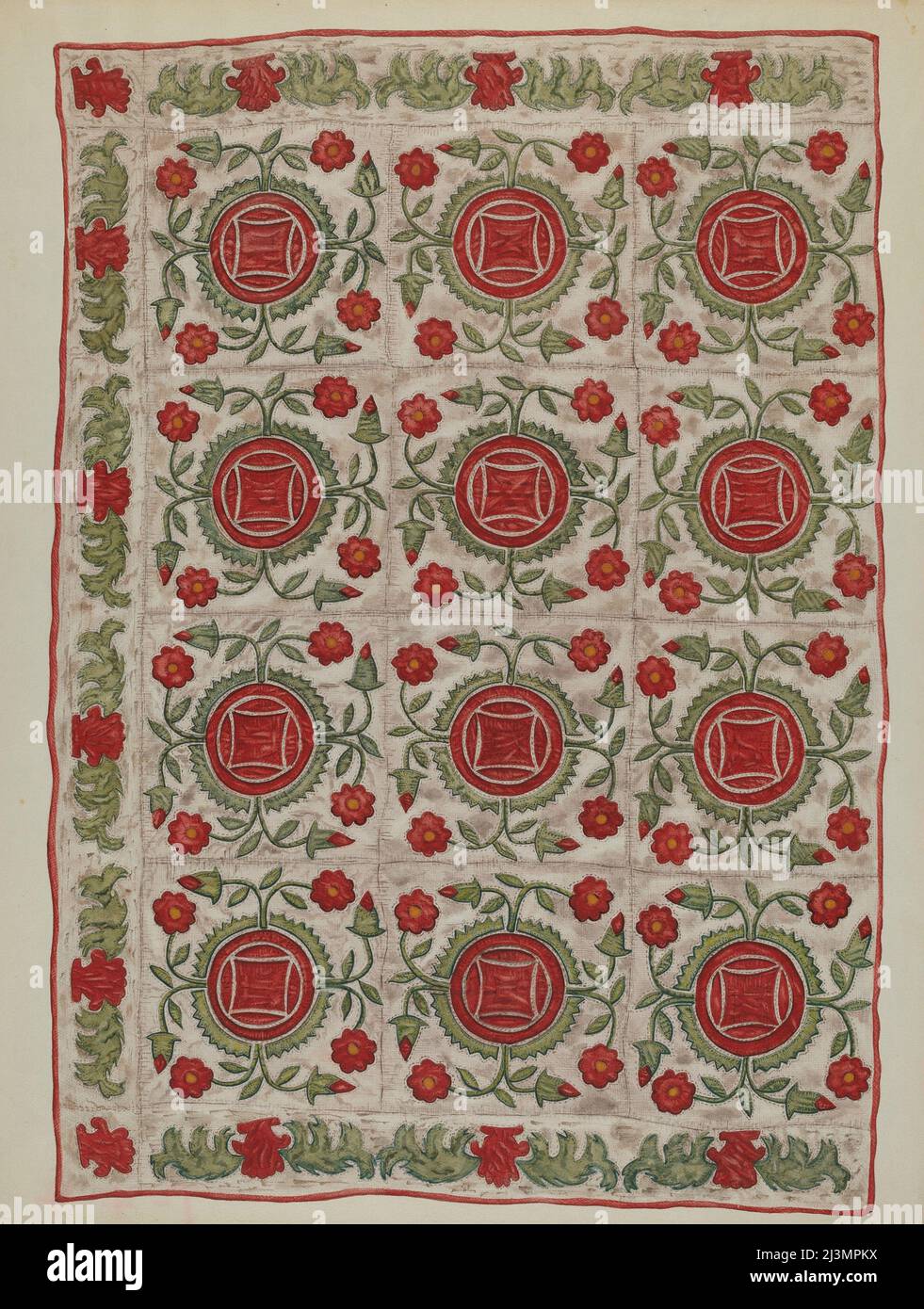 Appliqued and embroidered quilt hi-res stock photography and images - Alamy