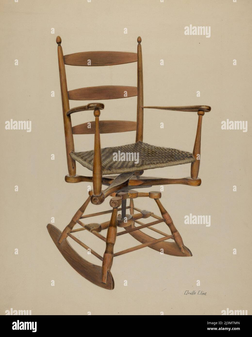 Shaker rocking chair antique hotsell