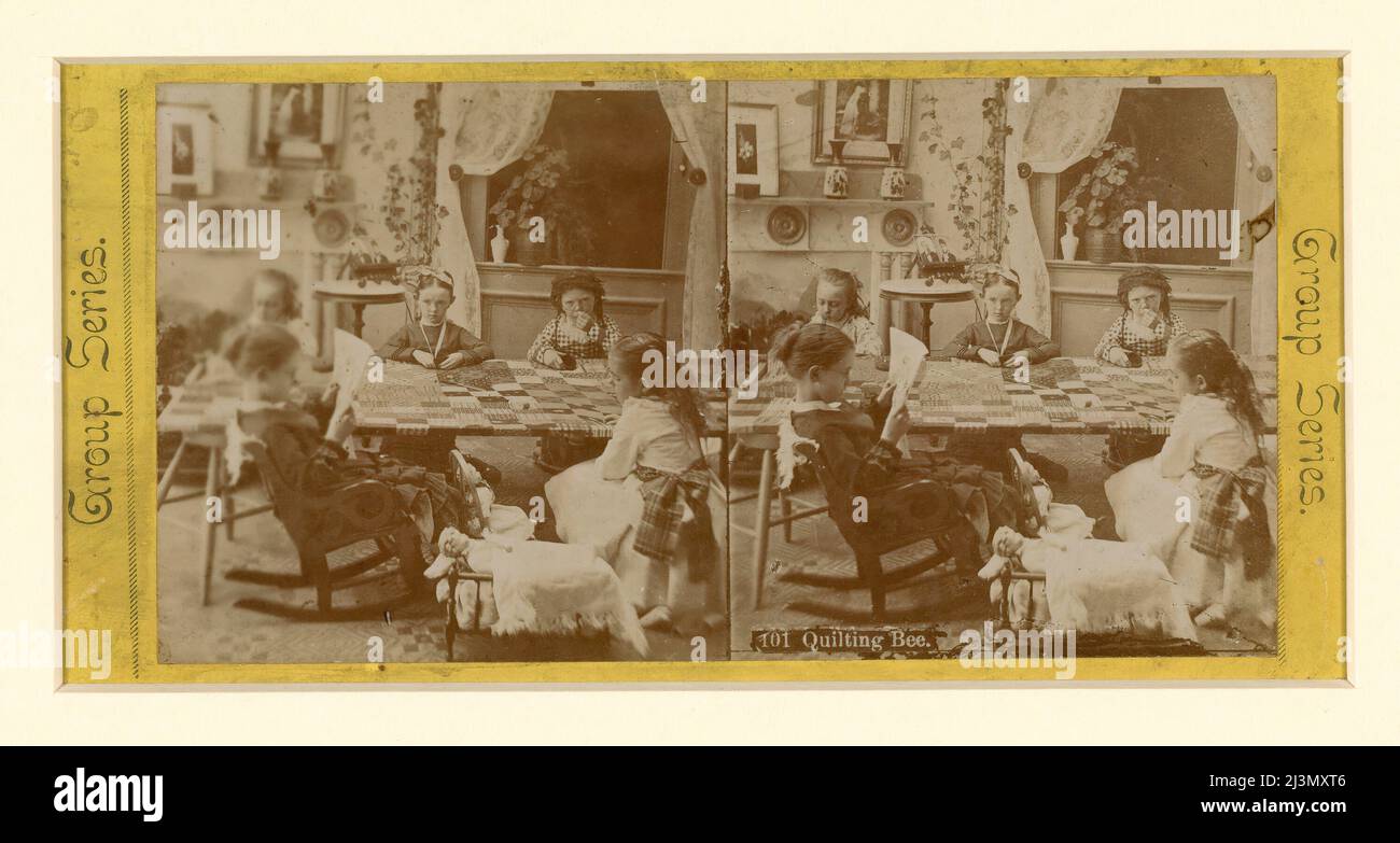 Children quilting hi-res stock photography and images - Alamy