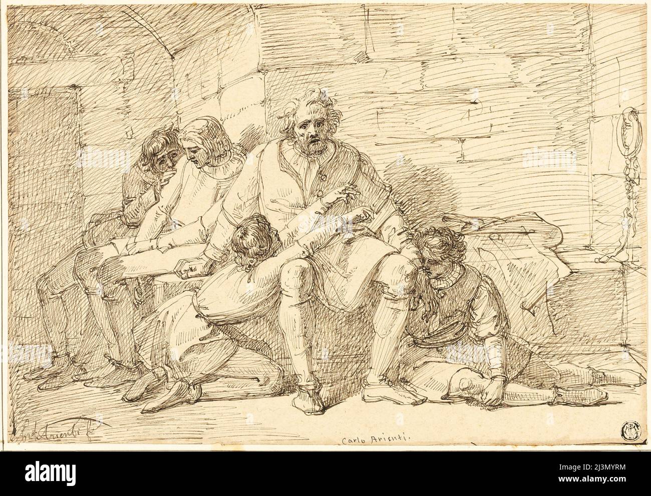 Ugolino and His Sons in Prison, n.d Stock Photo Alamy