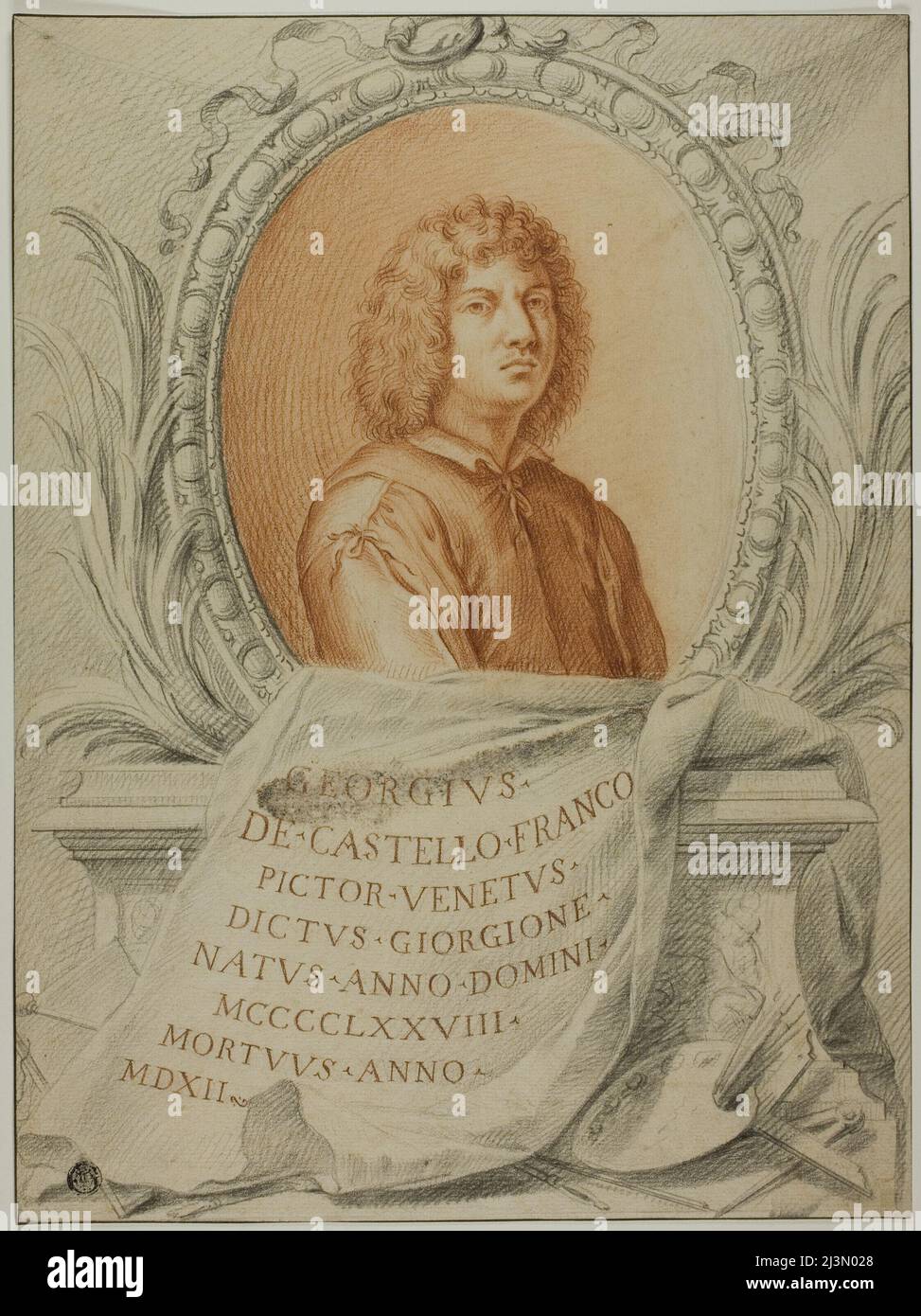 Study for Portrait of Giorgione, c.1724. Stock Photo
