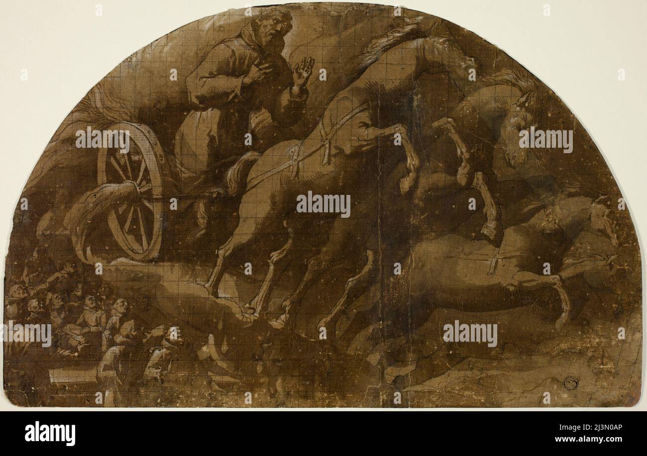 Study for the Vision of Saint Francis of Assisi Taken to Heaven in a