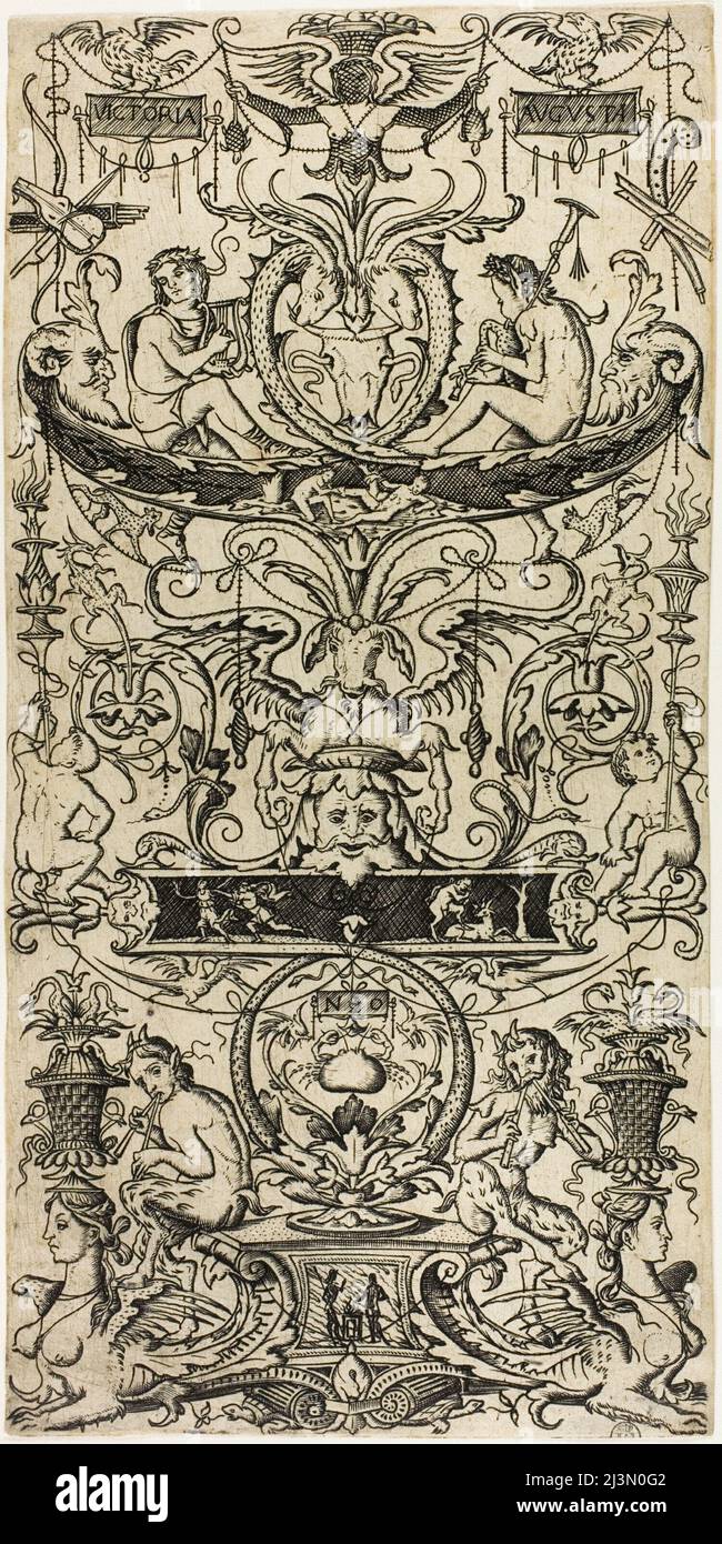 Ornamental Panel: Victoria Augusta, c.1507. Stock Photo
