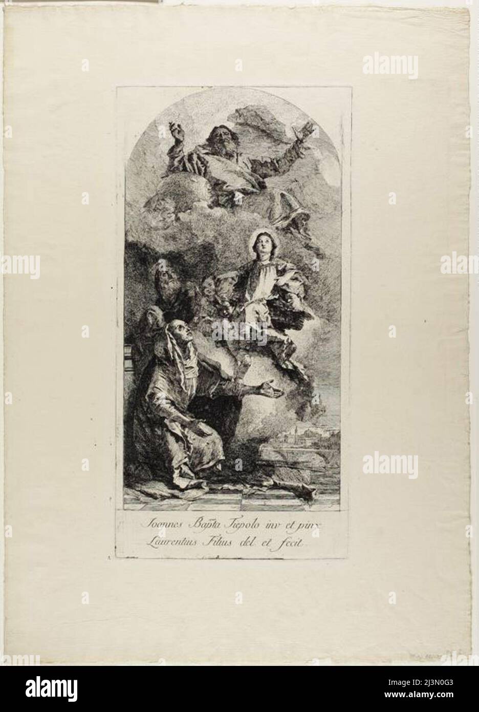 Saint Anne and Saint Joachim Offering the Virgin Mary as a Child to the ...