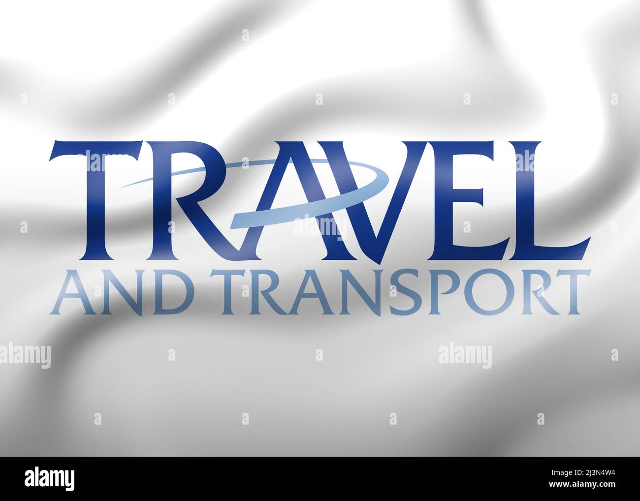 Travel and transport logo Stock Photo