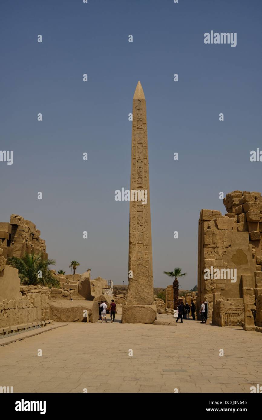 temple of Luxor - historical egypt monument archeology Stock Photo