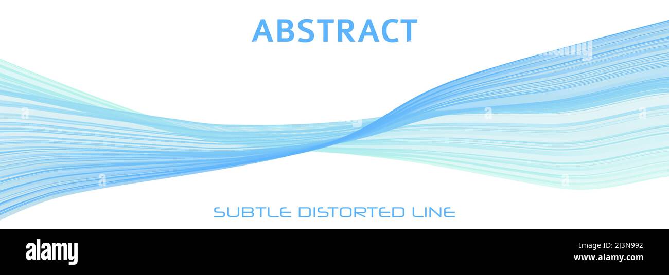 Translucent very light cold azure blue abstraction by thin lines ...