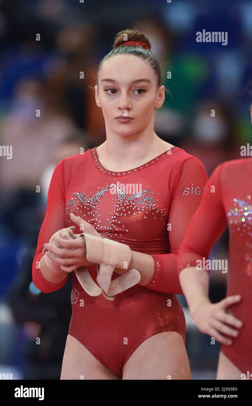 Jesolo, Italy. 09th Apr, 2022. Artistic Gymnastics, Gymnastics in