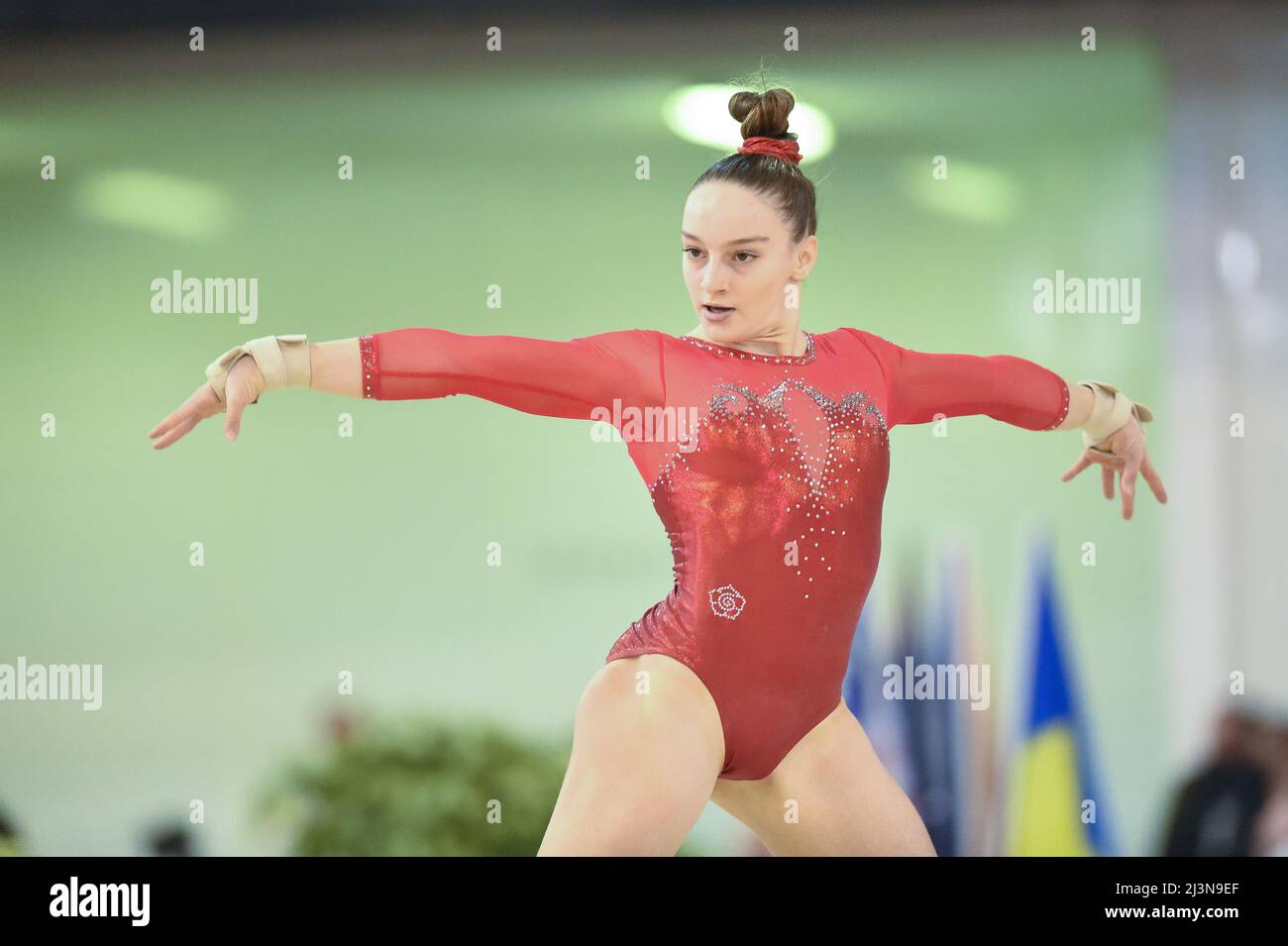 Jesolo, Italy. 09th Apr, 2022. Artistic Gymnastics, Gymnastics in