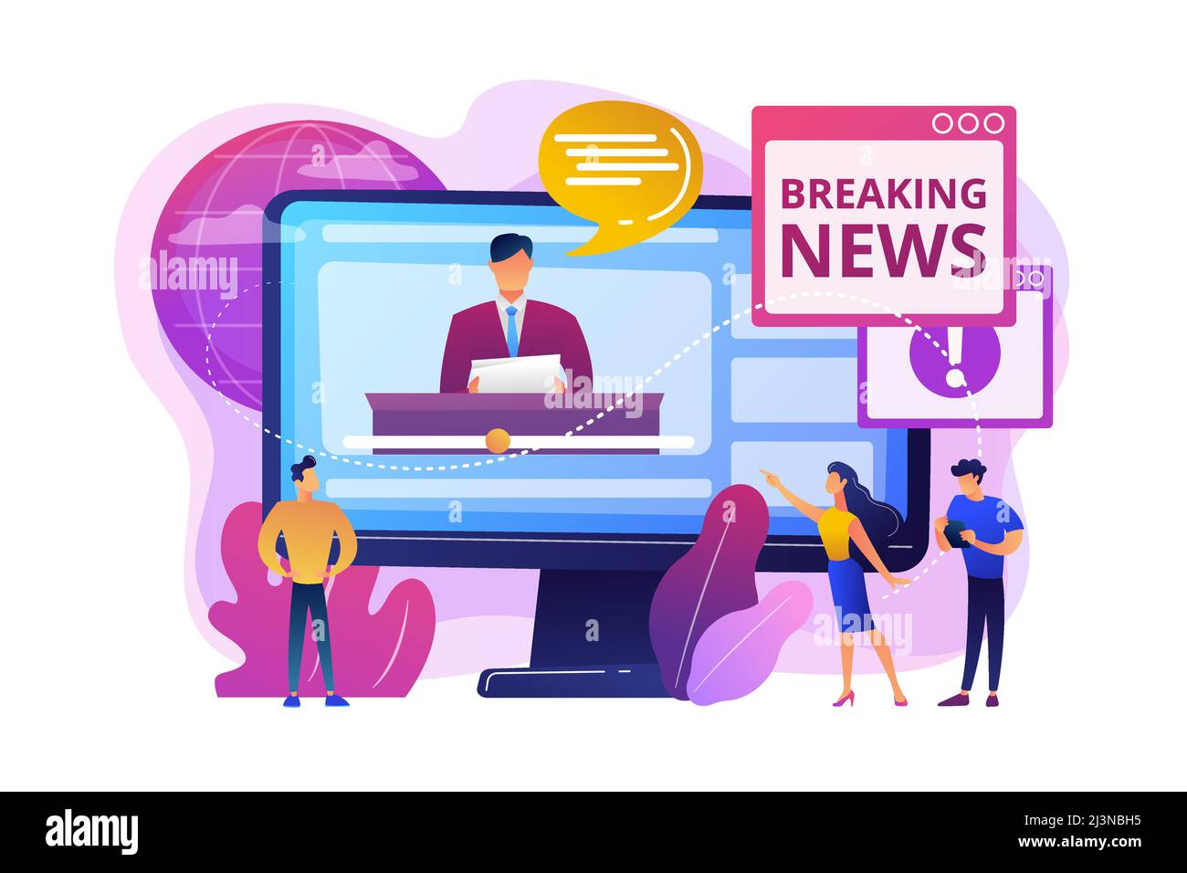 Tv news screen layout hires stock photography and images Alamy