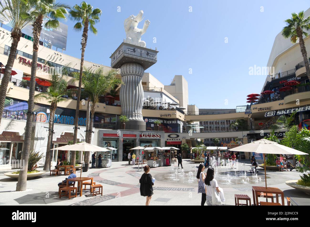 Hollywood and Highland Shopping Mall, Hollywood, Los Angeles, California, USA. Stock Photo