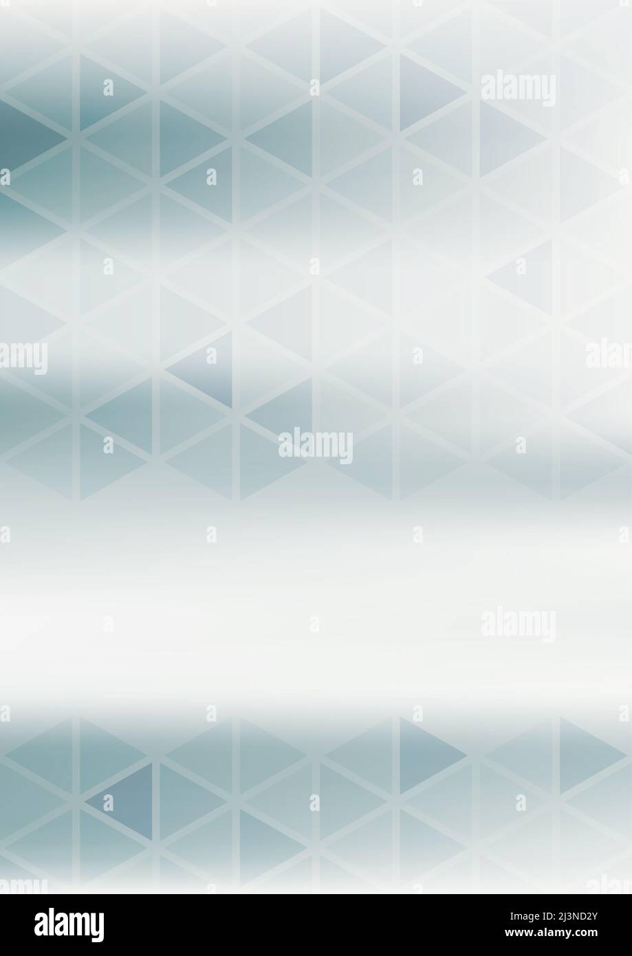 Abstract subtle silver background with triangles Stock Photo