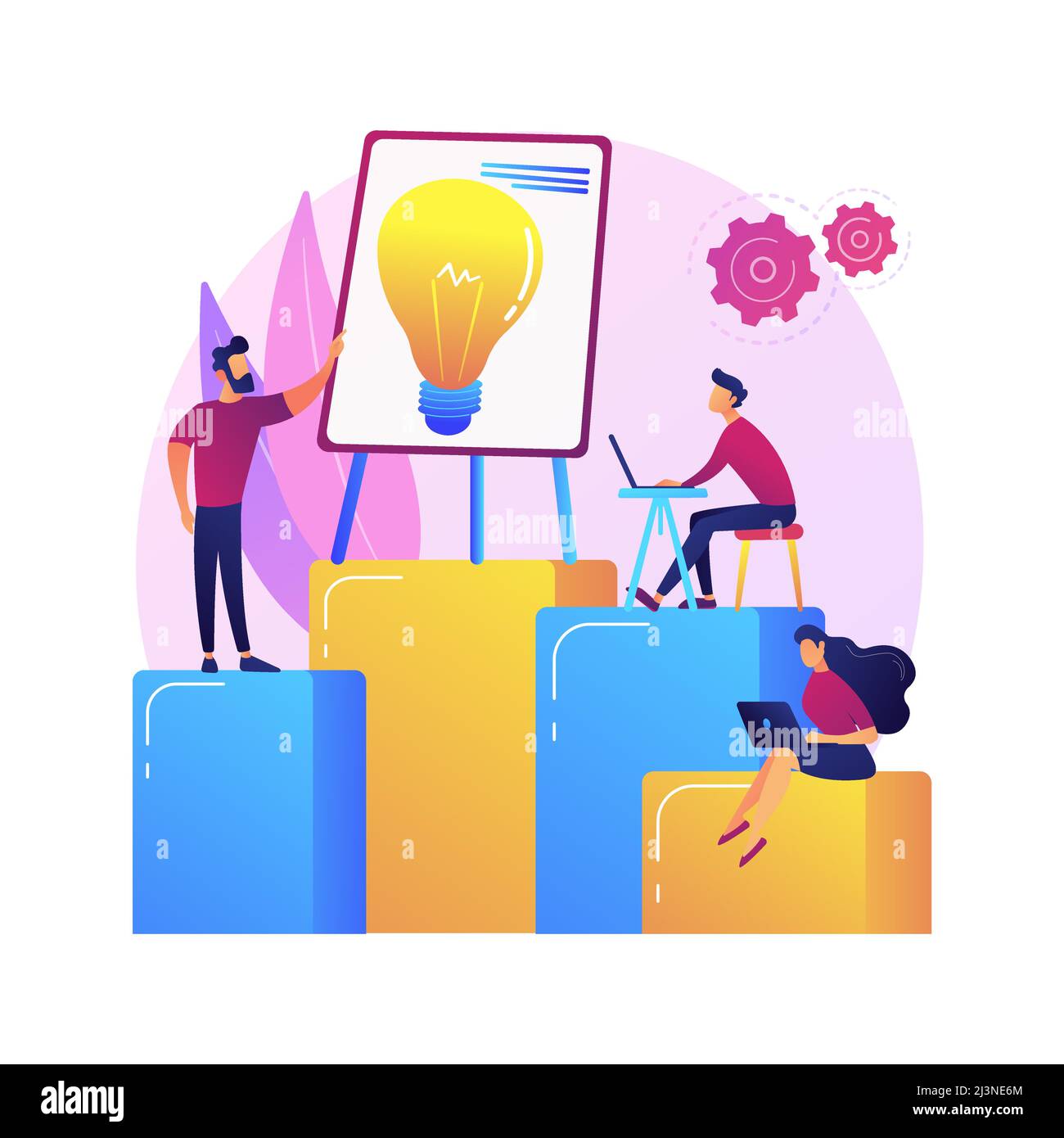 Company teamwork, idea generation. Discussion, meeting, conference