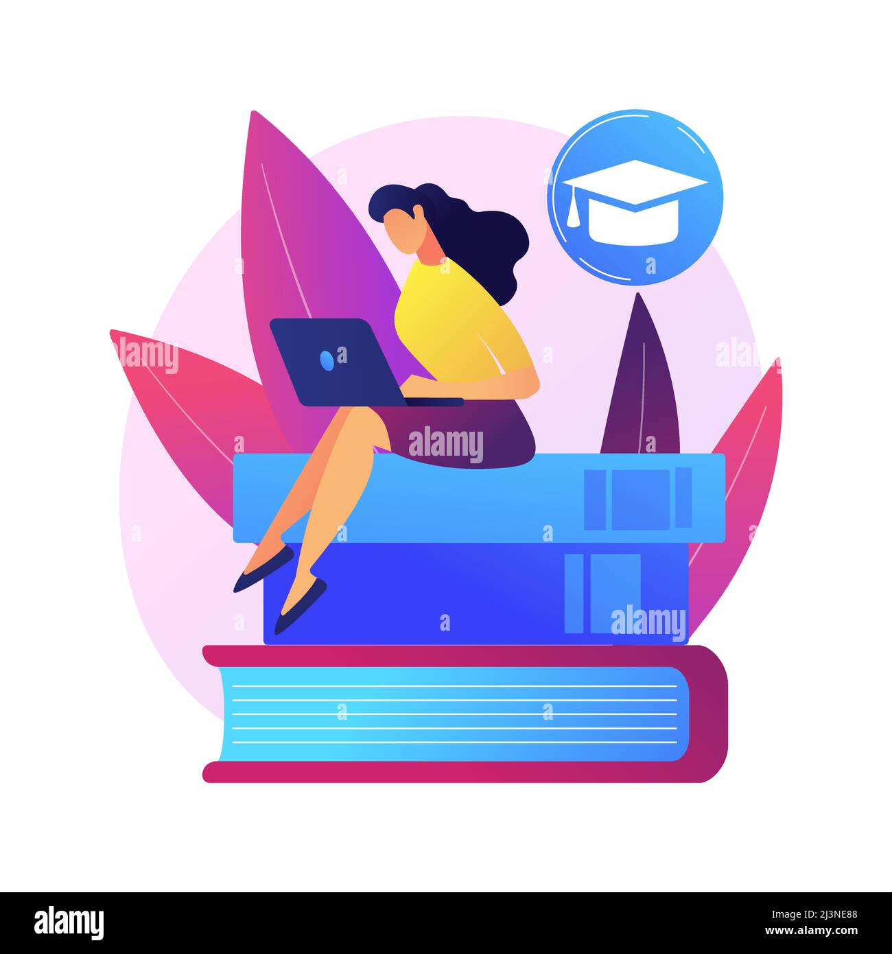 Self learning icon on Cut Out Stock Images Pictures Alamy