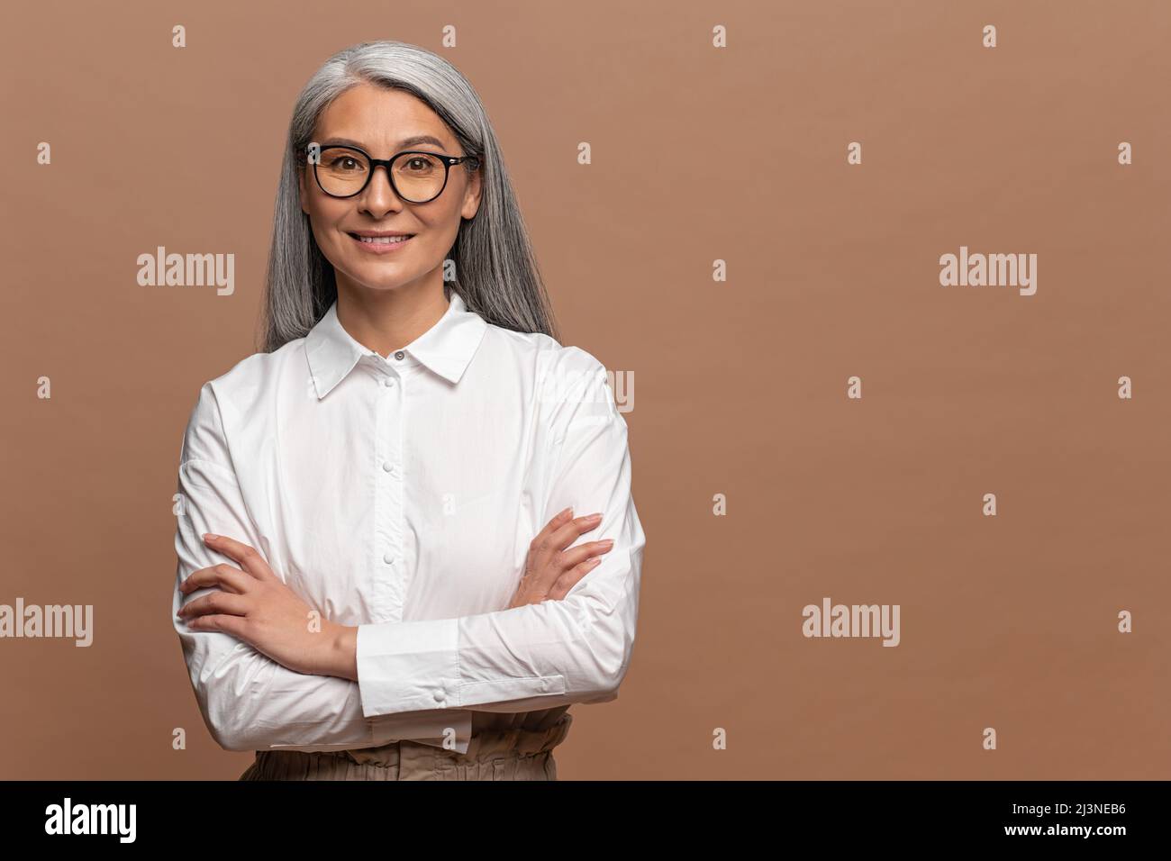 Old Asian Woman Portrait Gray Haired Old Woman Facial Wrinkles Stock Photo  by ©PantherMediaSeller 341272564