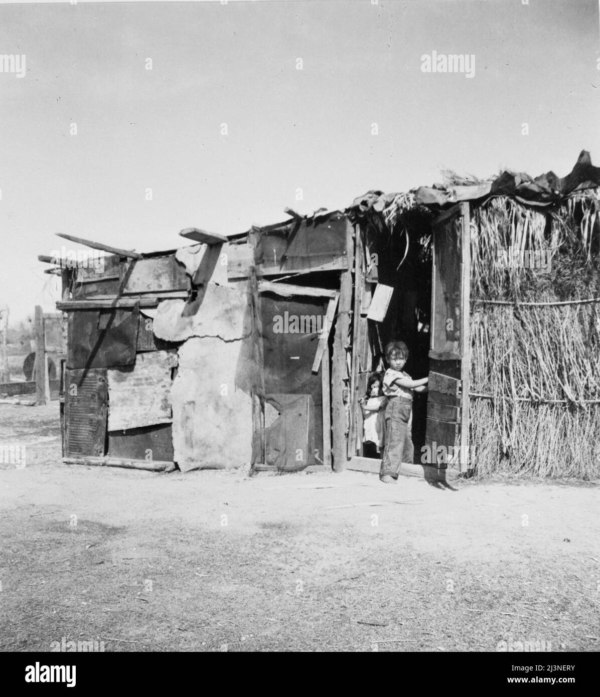 Date picker's home. Coachella Valley, California Stock Photo Alamy