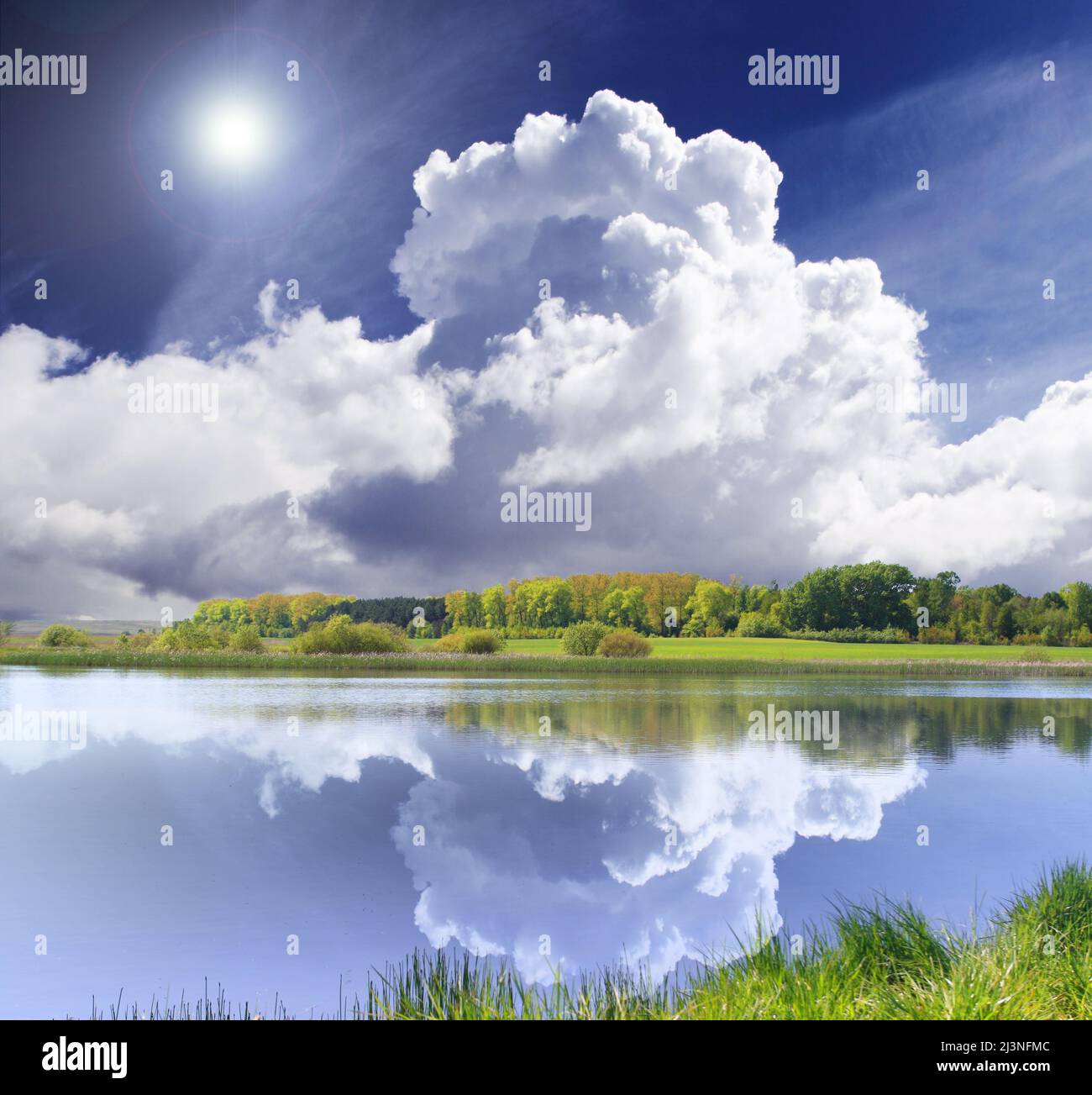 Beautiful nature scenery lake hi-res stock photography and images - Alamy