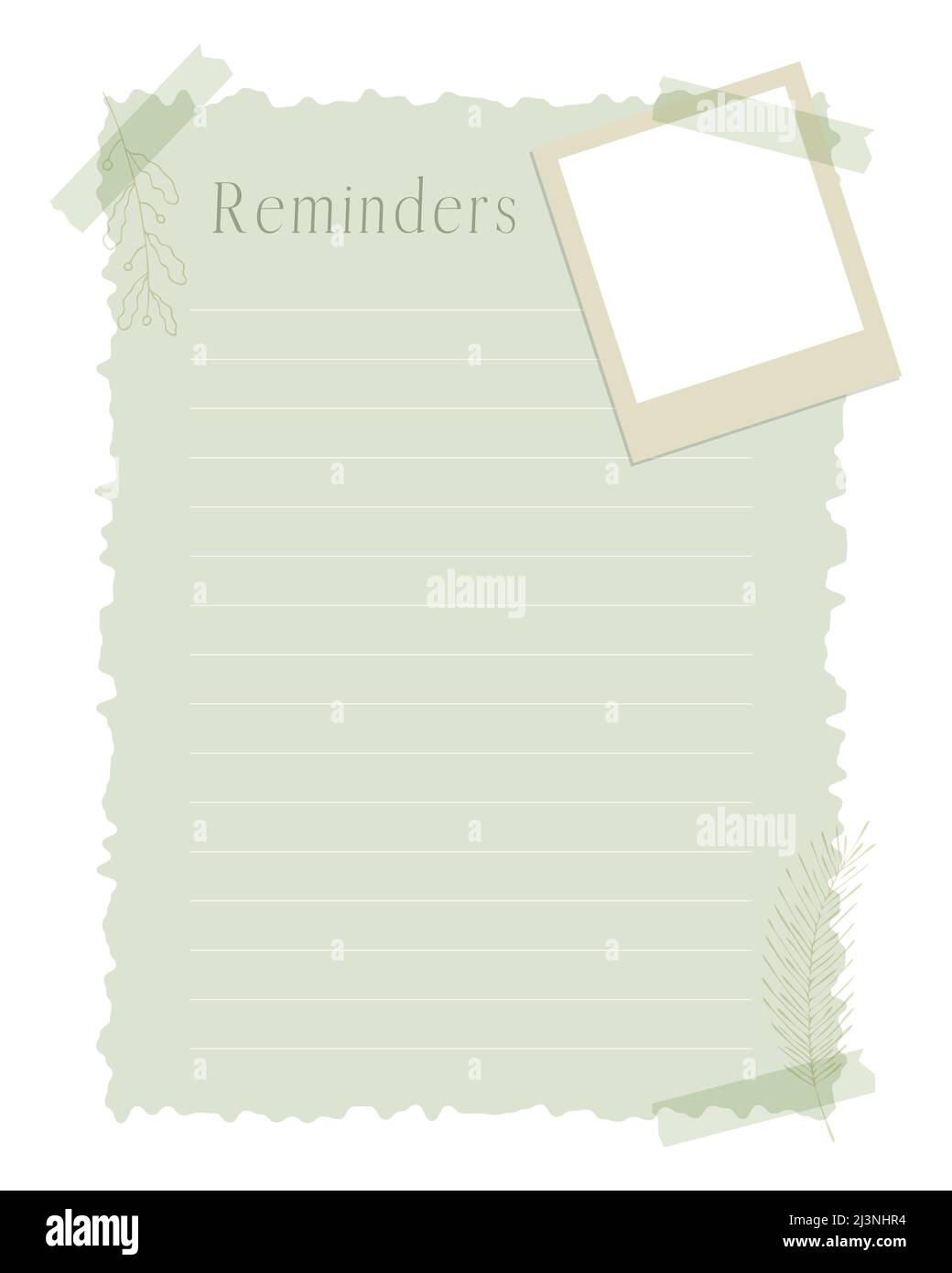 Reminders template scrapbooking. To do list , planner notetaking
