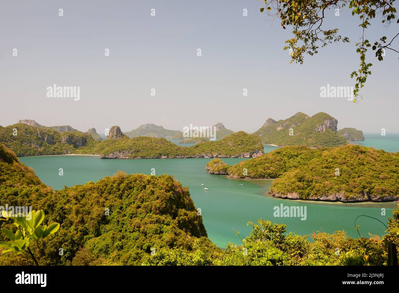 View from Ko Wua Ta Lap. Ang Thong marine park. Chumphon archipelago
