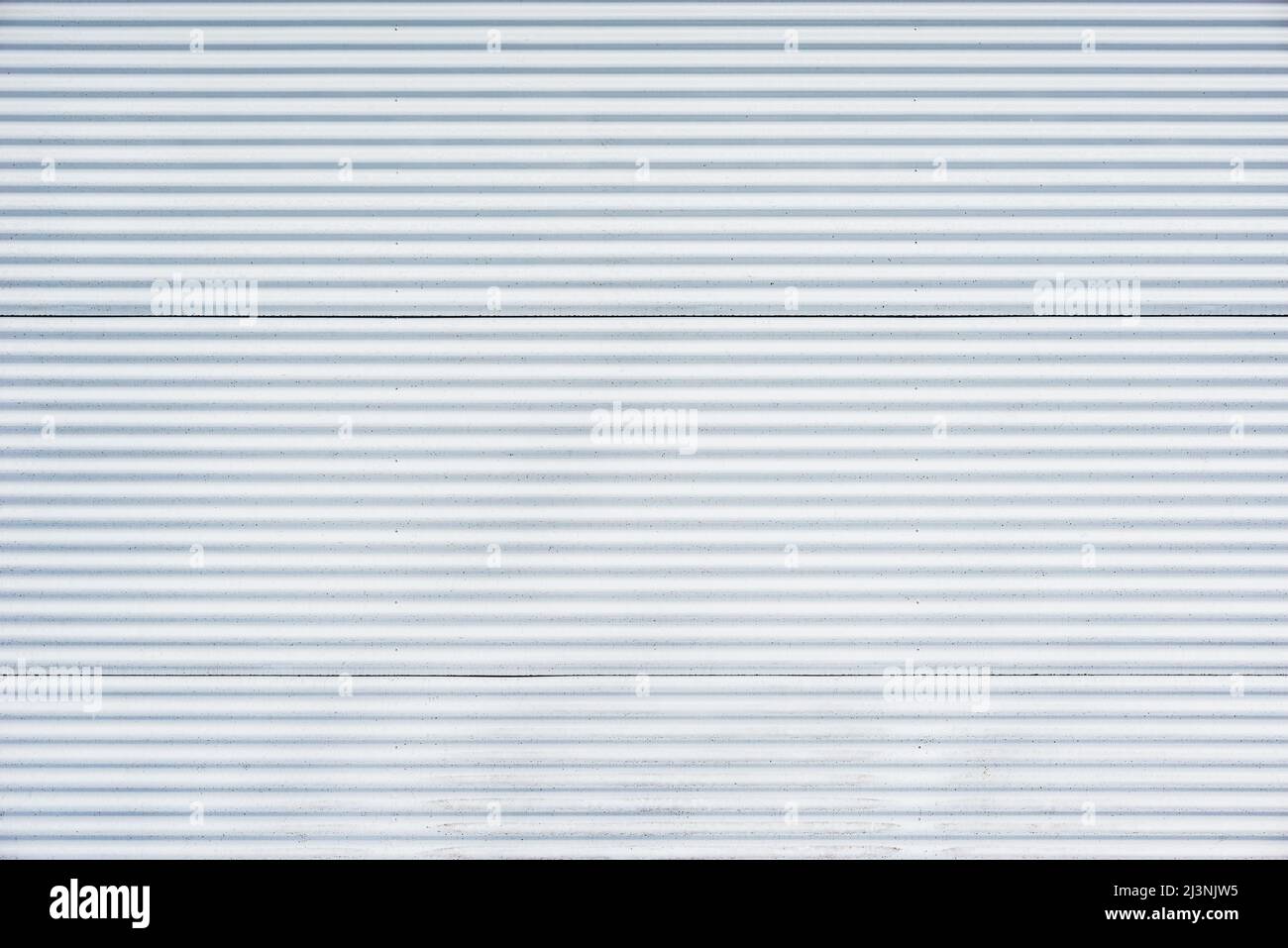 White corrugated metal fence background Stock Photo - Alamy
