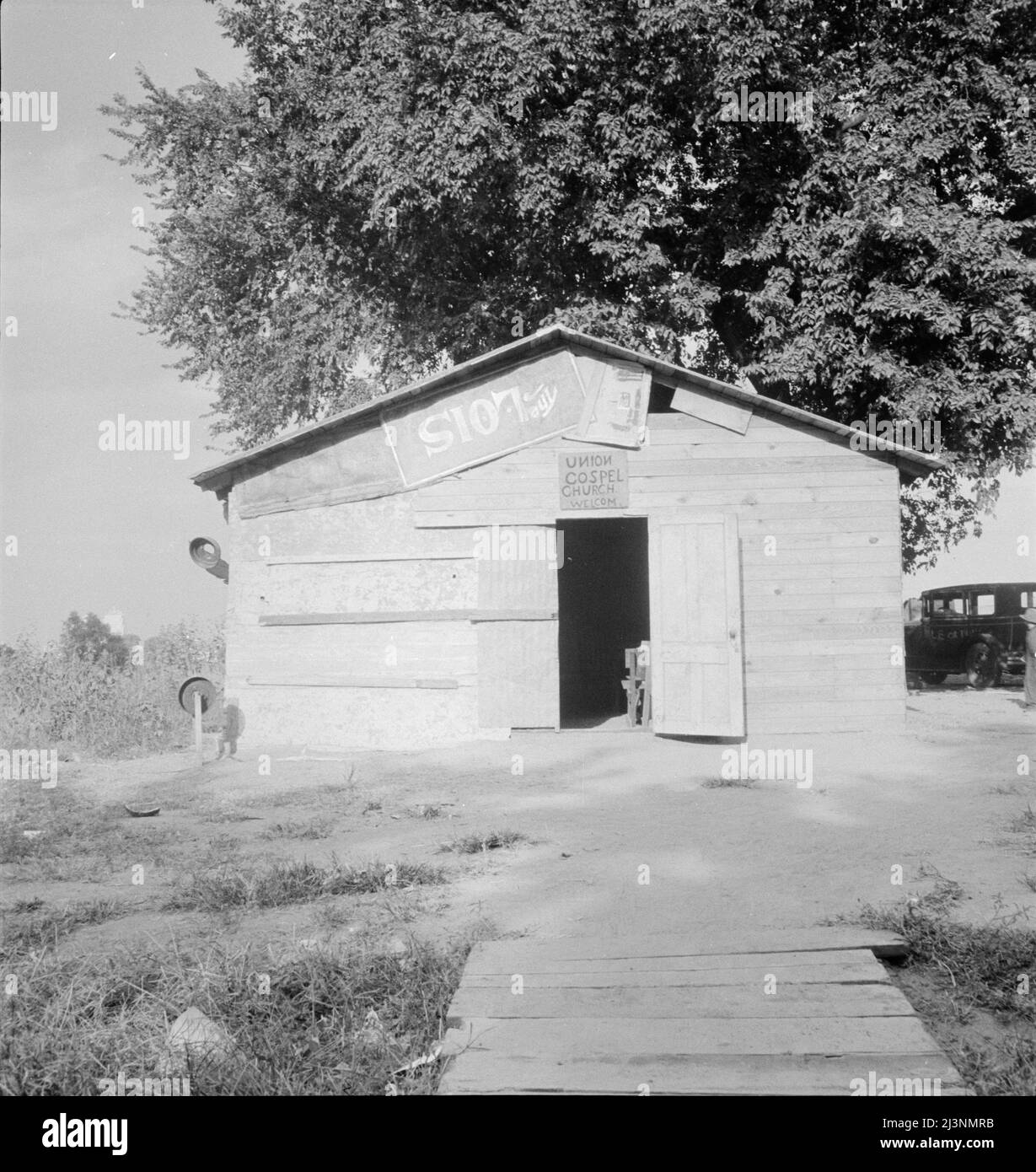 Church in Oklahoma County. Elm Grove, Oklahoma Stock Photo Alamy