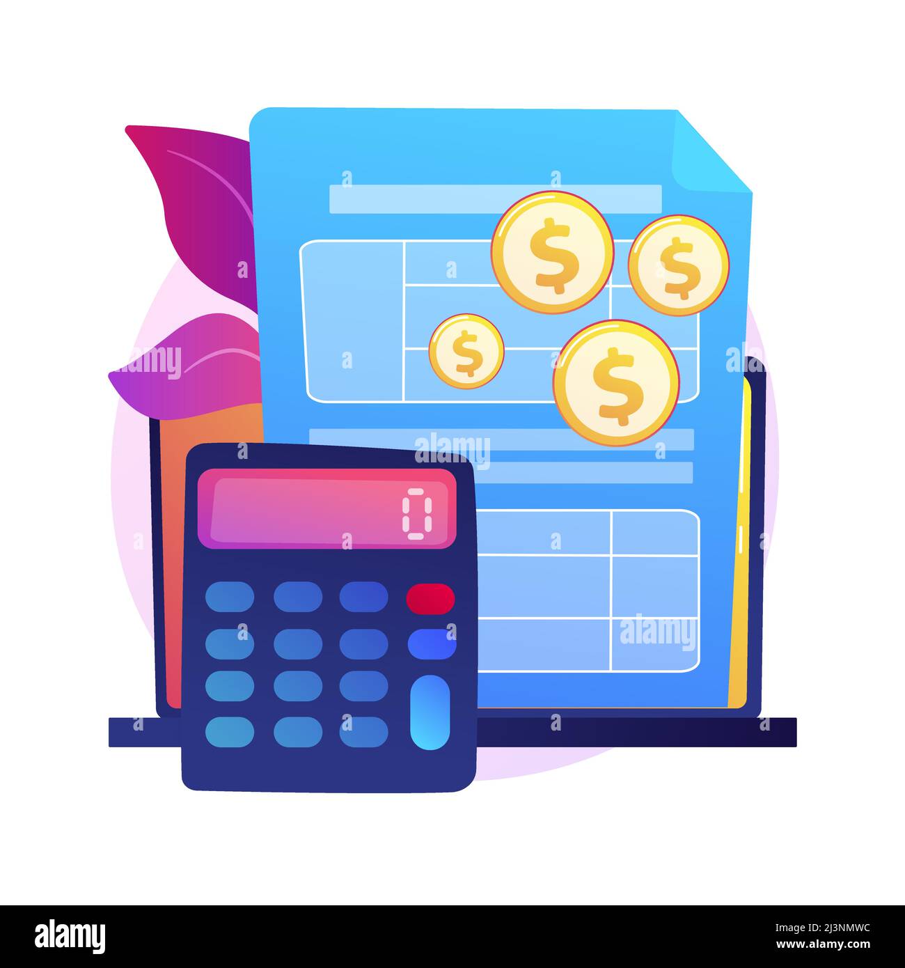 Electronic documentation. Man with registration. Checking repository log. Online approval, screen form, validation page. Expense chronicles. Vector is Stock Vector