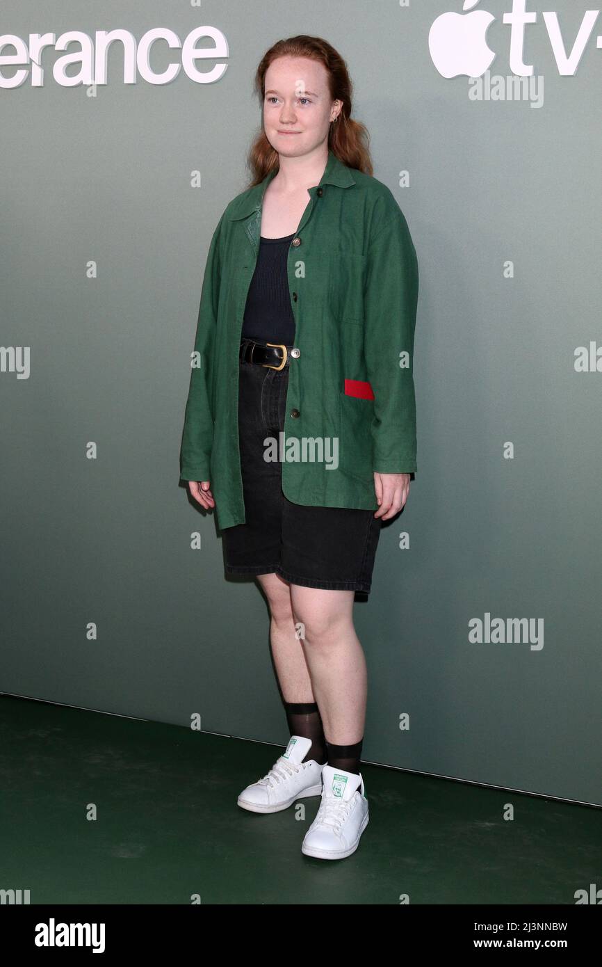 April 8, 2022, Los Angeles, CA, USA: LOS ANGELES - APR 8:  Liv Hewson at the Severance Finale Screening at Directors Guild of America on April 8, 2022  in Los Angeles, CA (Credit Image: © Kay Blake/ZUMA Press Wire) Stock Photo