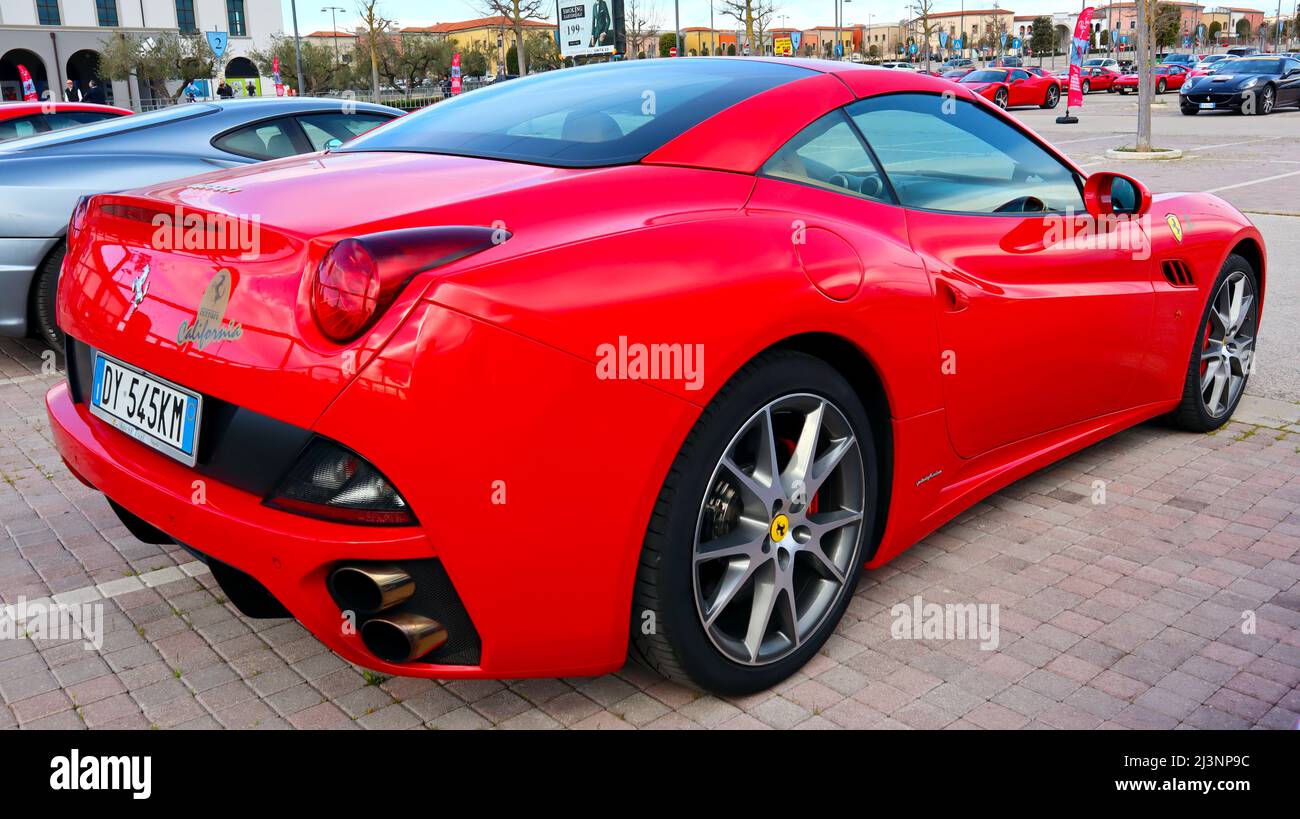 FERRARI California. Ferrari is an Italian luxury sports car based in Maranello, Italy Stock Photo