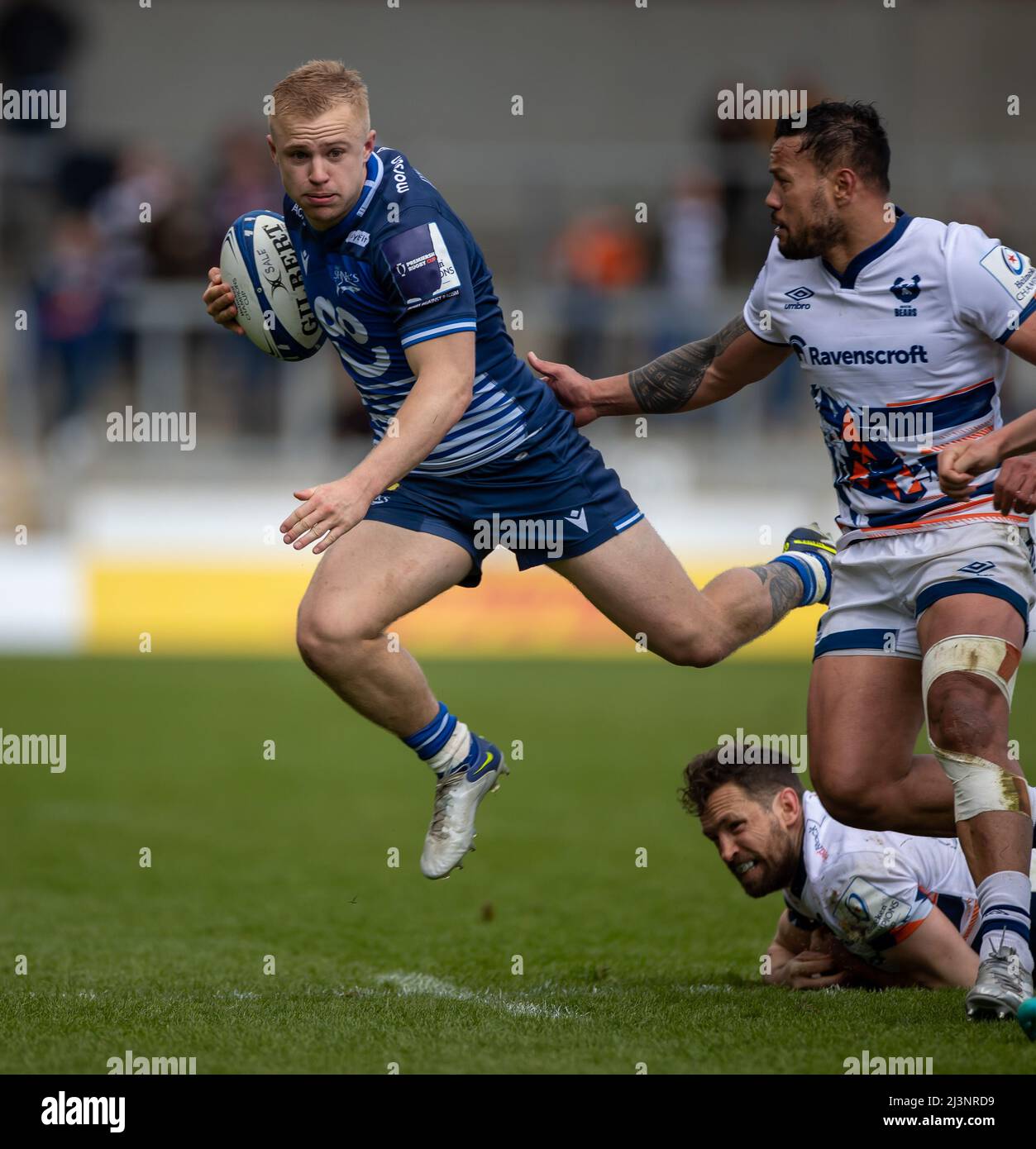 AJ Bell Stadium, Sale, UK. 9th Apr, 2022. European Championship rugby ...