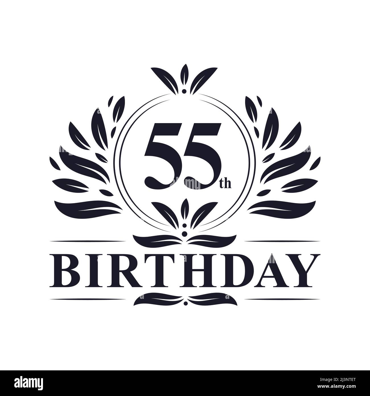 55th Birthday celebration, luxury 55 years Birthday logo design Stock Vector Image & Art Alamy 55th Birthday celebration, luxury 55 years Birthday logo design Stock Vector Image & Art Alamy