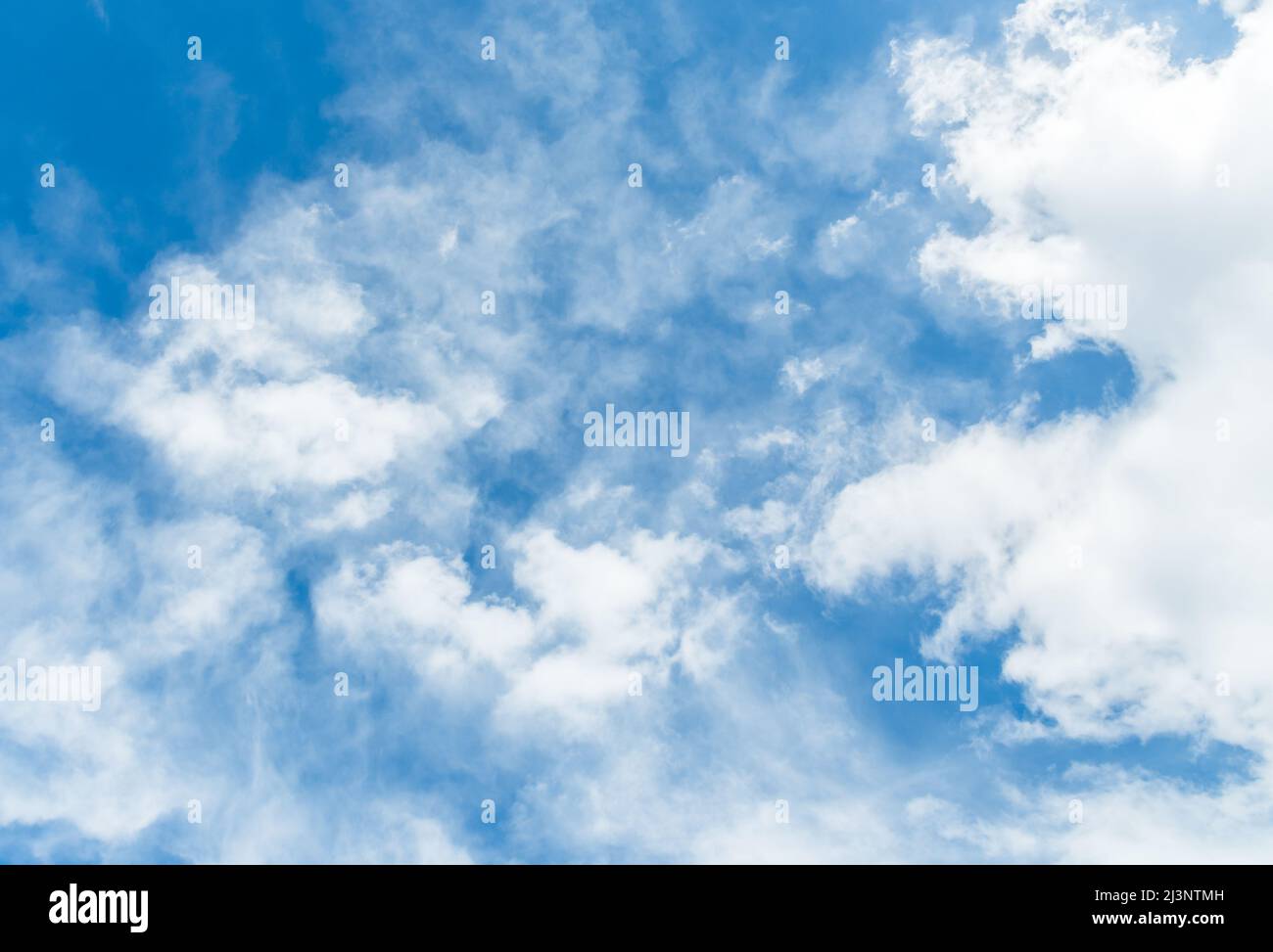 Abstract background of blue sky with white clouds Stock Photo - Alamy
