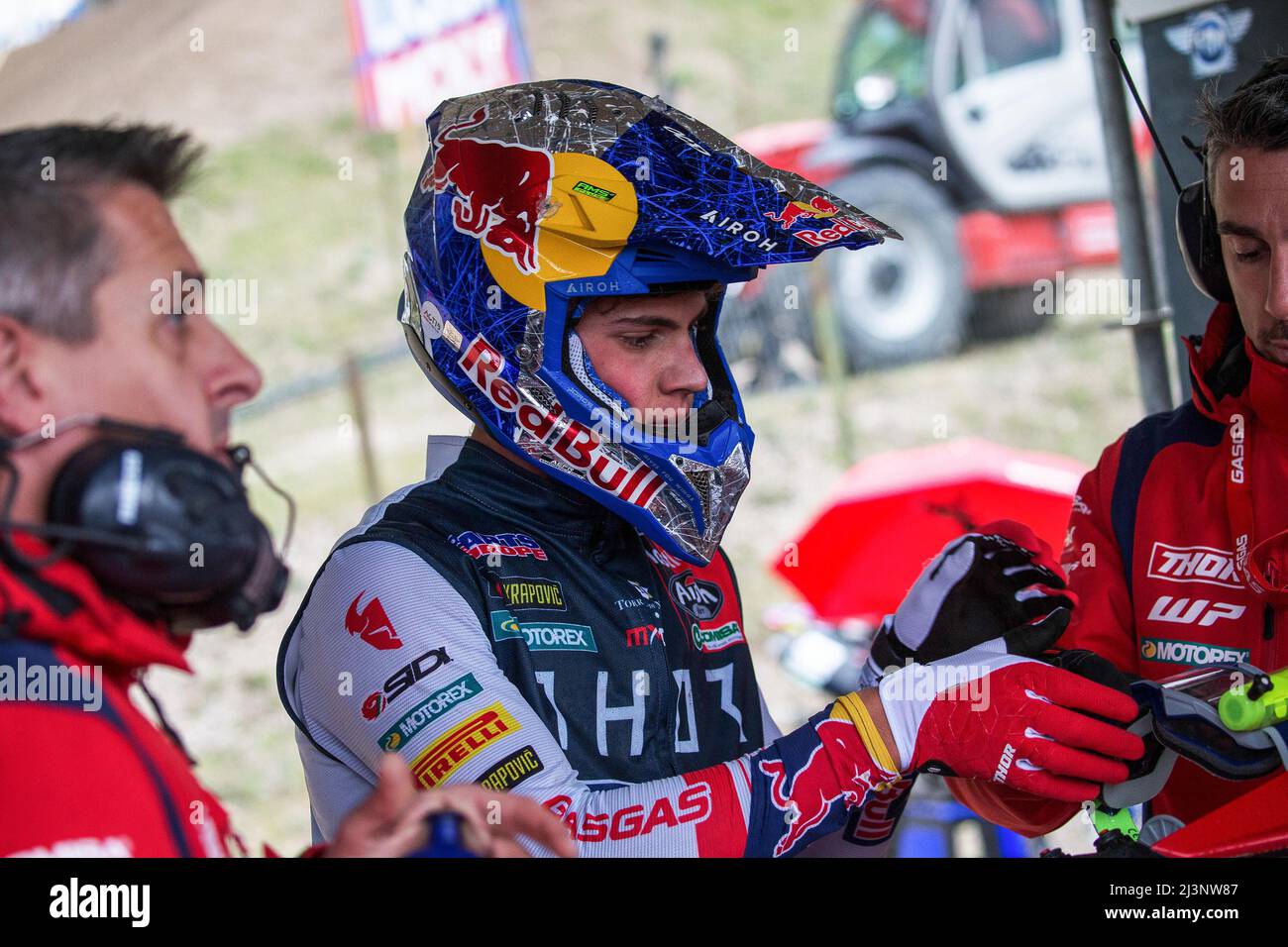 61 JORGE PRADO GARCIA (Red Bull GasGas Ktm Factory Racing) during the  Motocross 2022 FIM MXGP/MX2 Motocross World Championship - MXGP of Trentino  (Italy) on April 09, 2022 at the Crossodromo "il