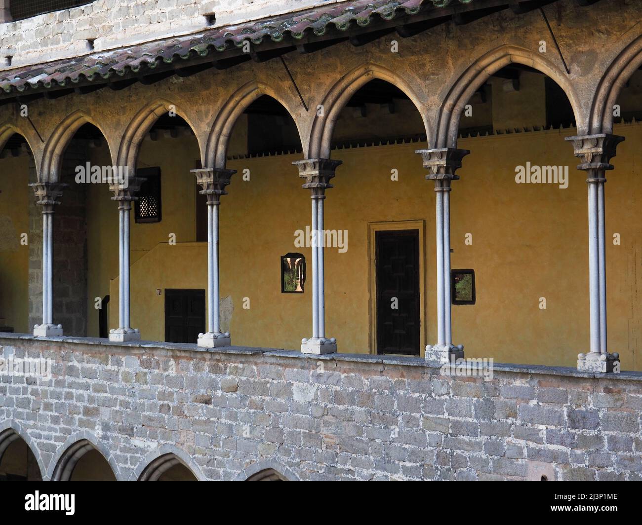 Santa Maria de pedralbes monastery, Barcelona, Spain, Europe Stock Photo