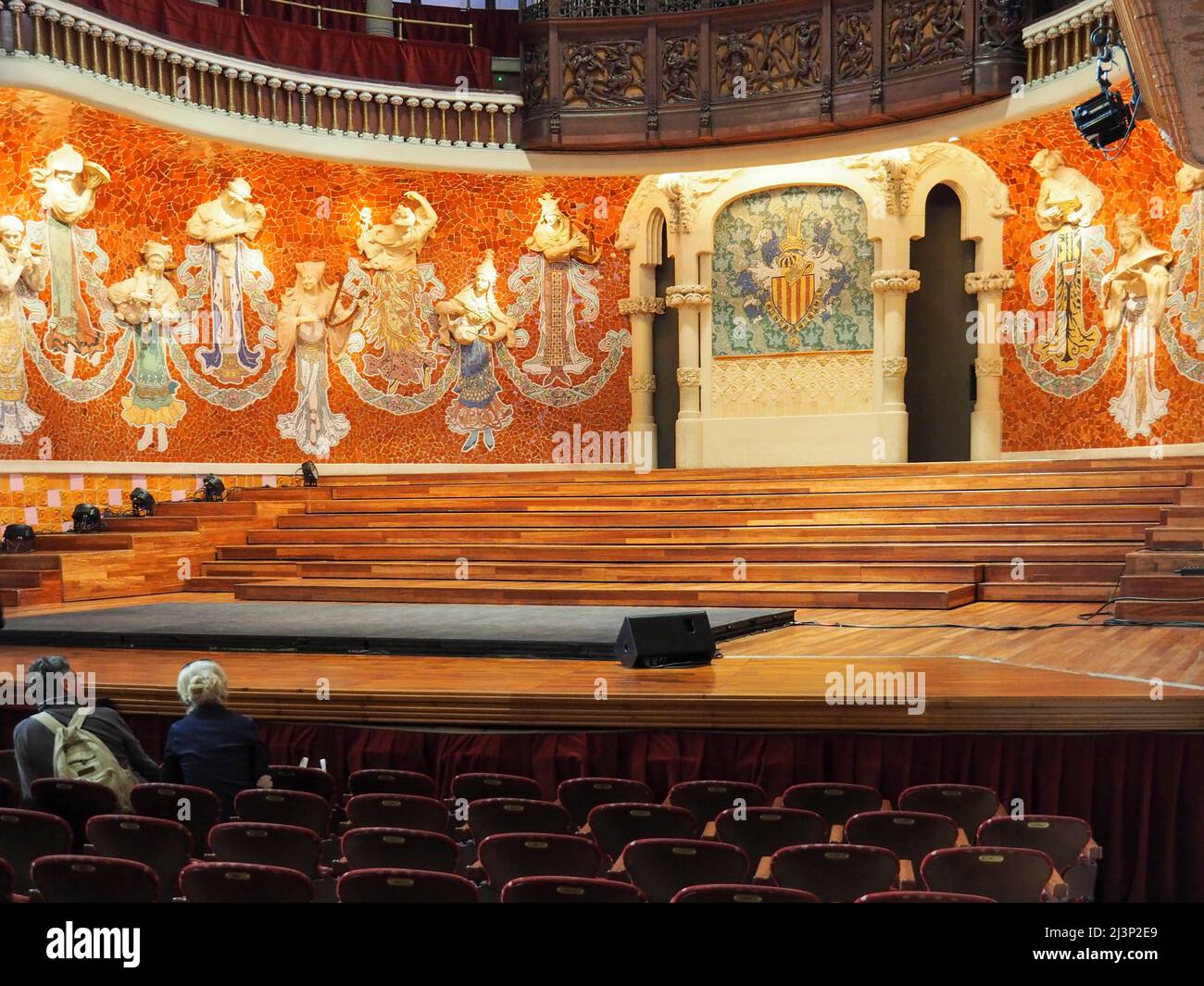 Palau de la Musica Catalana by Lluis Domenech i Montaner, Barcelona