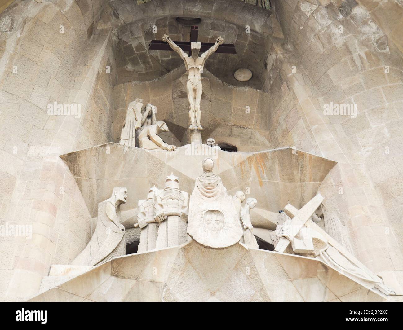 Europe, Spain, Barcelona, Sagrada Familia, Interior, Interiors, Gaudi ...