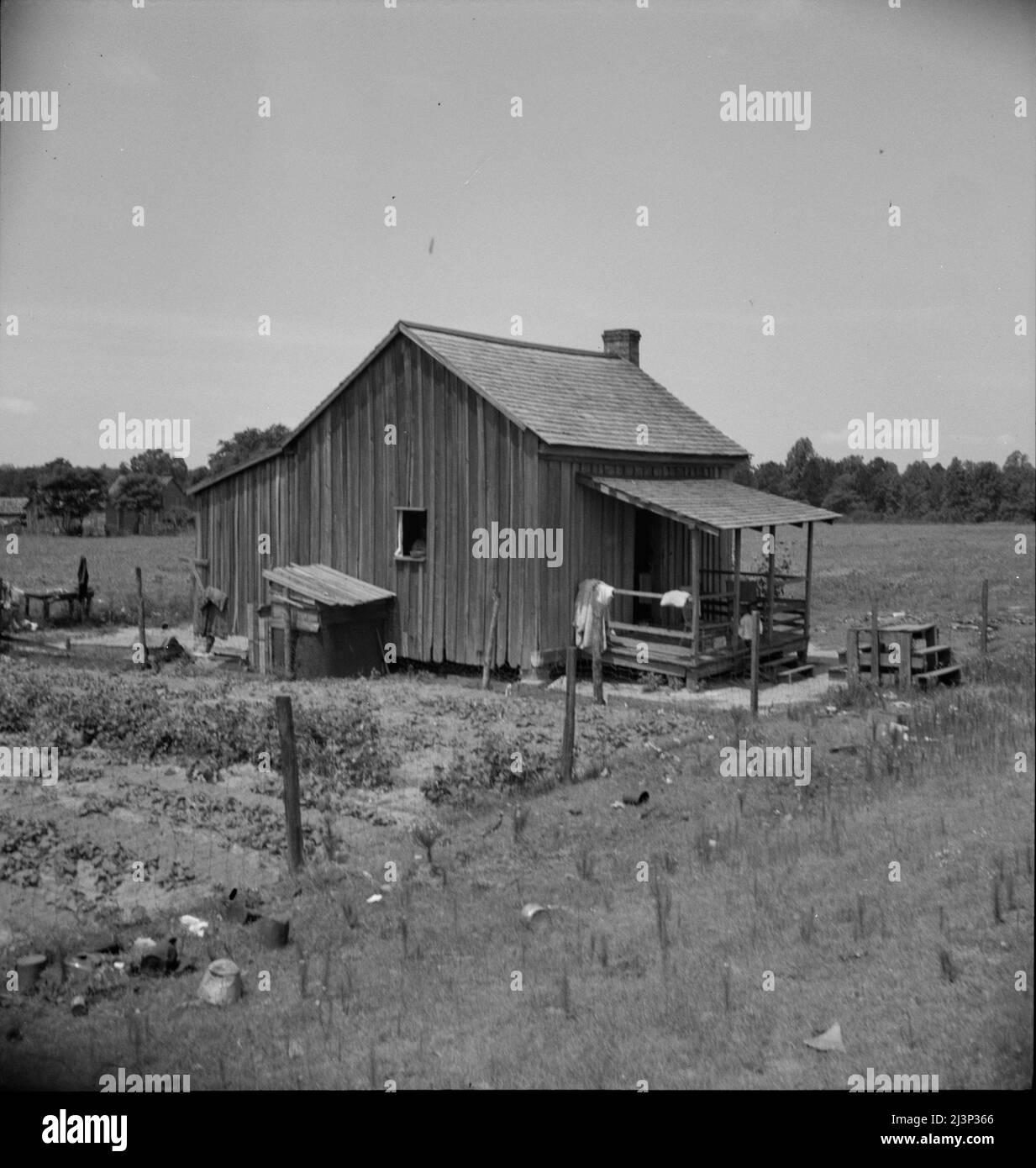 Home of turpentine workers near Godwinsville, Stock Photo Alamy