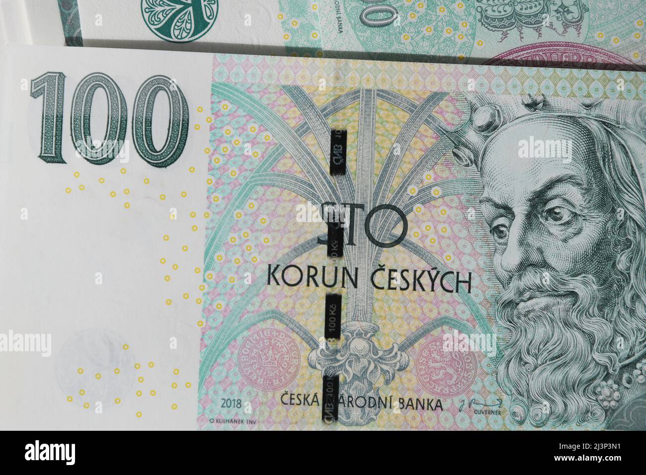 Republic Notes Copenhagen/Denmark/.09 April 2022/Czech koruna or Korun Ceskych foreign ...