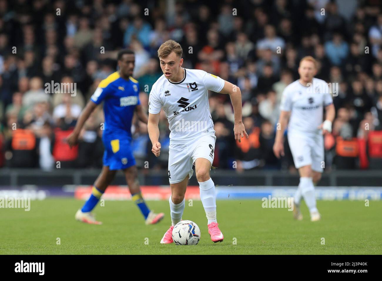 Scott Twine 9 of Milton Keynes Dons in action Stock Photo Alamy