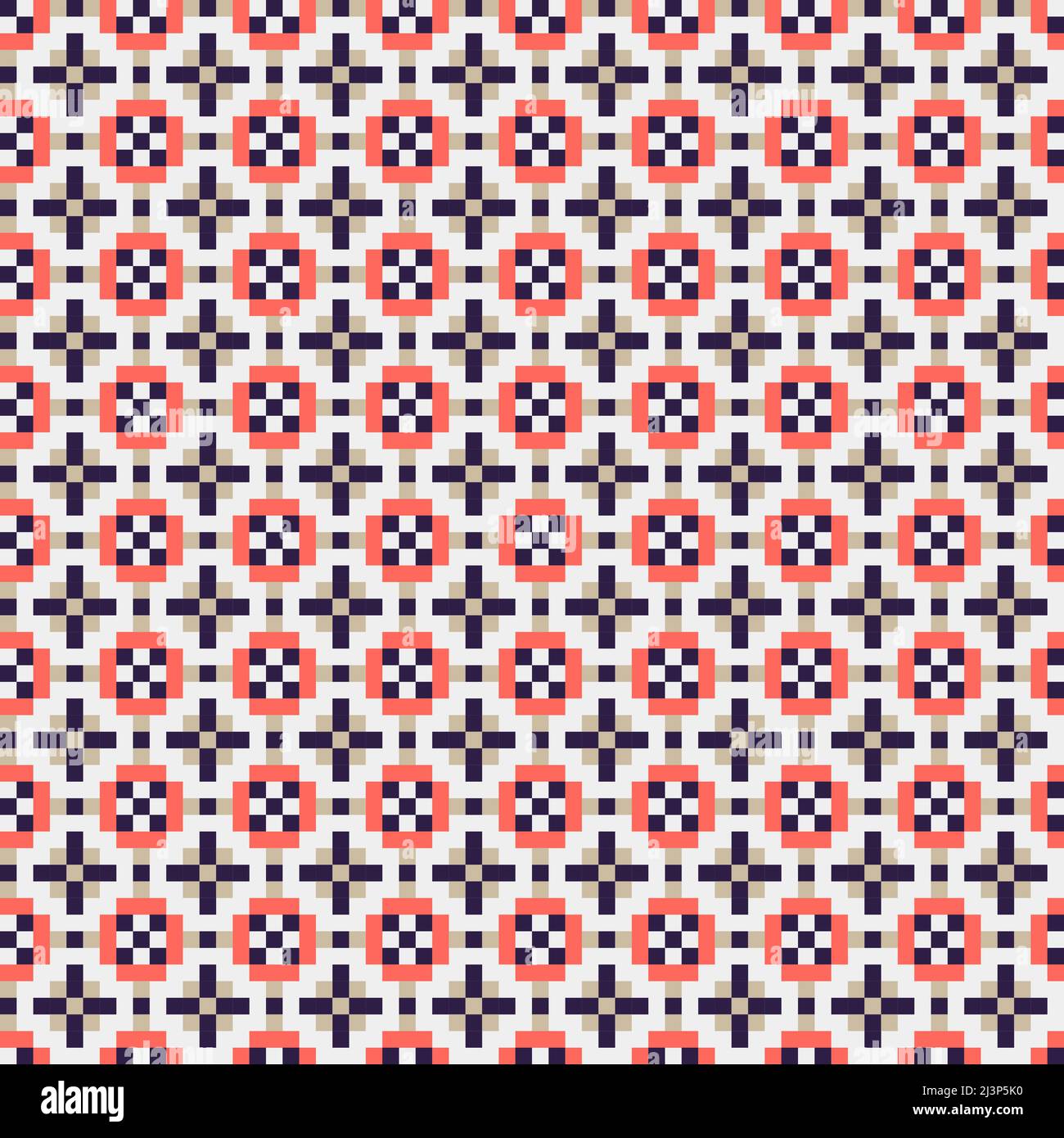 Abstract Cross-Pattern Dotted generative computational art illustration ...