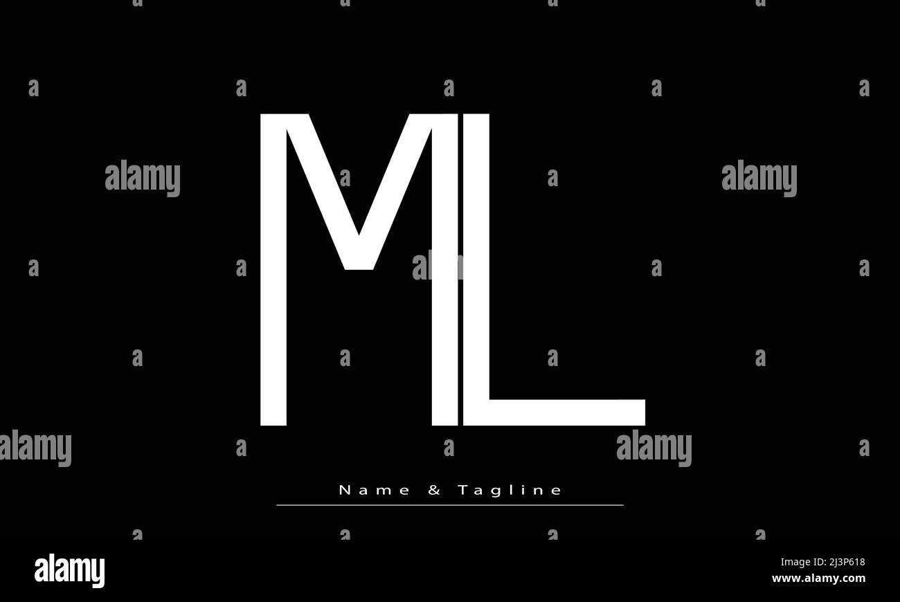 Initial letters mm monogram logo design bundle Vector Image