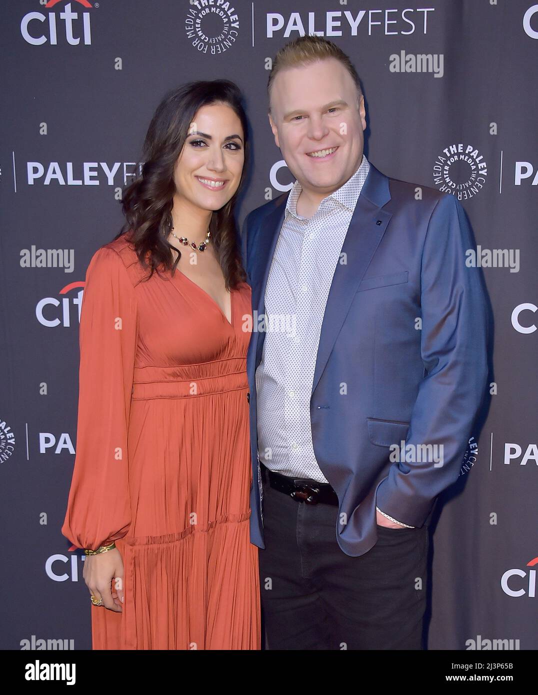 Los Angeles, USA. 08th Apr, 2022. Debbie Heald and Josh Heald at the