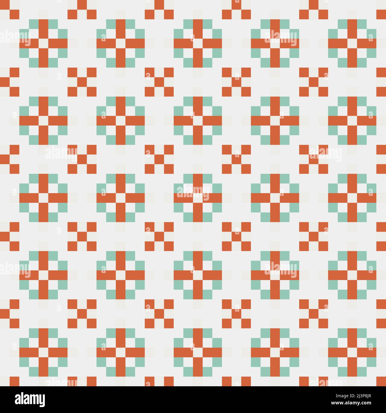 Abstract Cross-Pattern Dotted generative computational art illustration ...