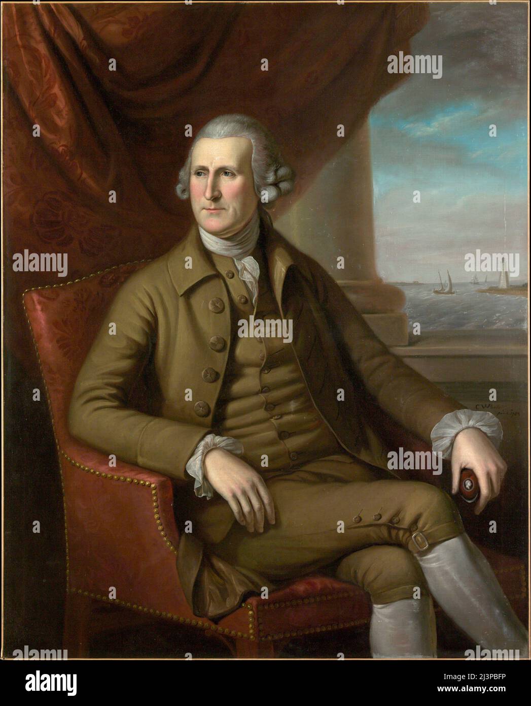 Thomas Willing.  Charles Willson Peale.  1782. Stock Photo