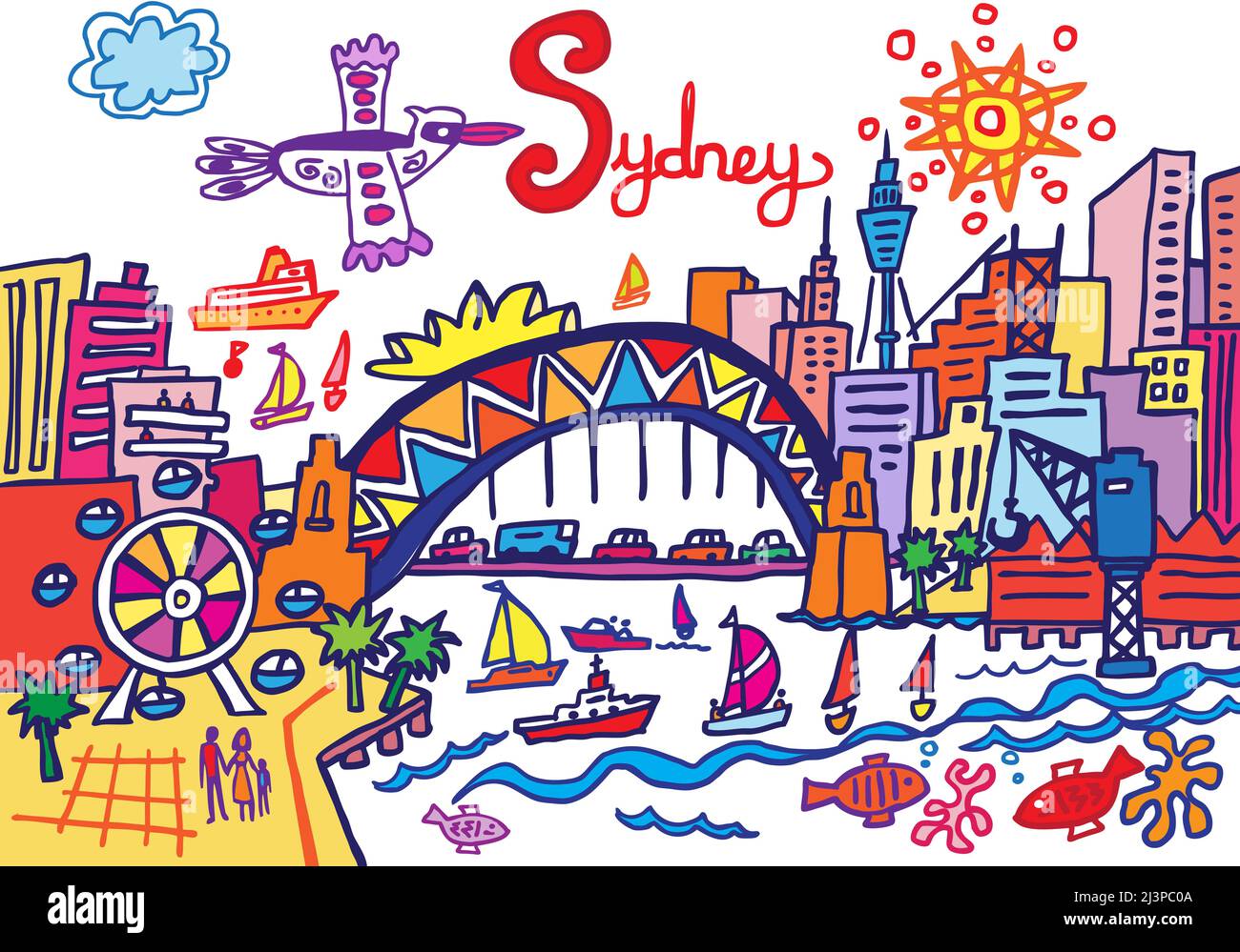 Sydney Harbour Australia Stock Photo Alamy