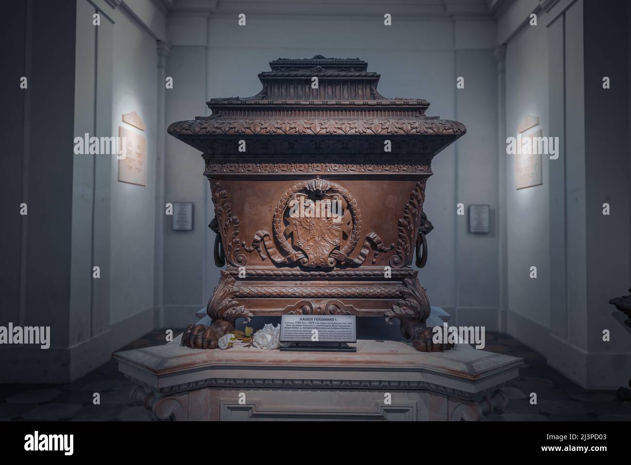 Emperor Ferdinand I Sarcophagus At The Imperial Burial Vault The emperor-ferdinand-i-sarcophagus-at-the-imperial-burial-vault-the